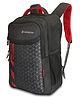 Harissons Laser Black Red Water Repellent Casual Backpack.(Age  9 to 12 Year- Height 18 Inches)