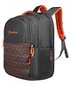 HARISSONS 16 Inches Trigon Casual Backpack for Men & Women Grey & Orange