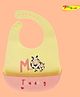 JOY BUZZ Joy Buzz Waterproof Silicone Bibs For Baby With Crumb Catcher Pocket With 6 Point Adjustable Closure - Yellow