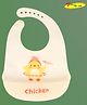 JOY BUZZ Joy Buzz Waterproof Silicone Bibs For Baby With Crumb Catcher Pocket With 6 Point Adjustable Closure - Yellow