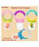 Kritiu Chewy Food & Fruit Silicone Nibbler - Multicolor (Pack of 1)
