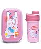 TONY STARK Kids Lunch Box and Water Bottle Set | Leak-Proof, BPA Free, with Spoon & Fork | Perfect for School & Travel (Small Pink Summer Bunny)