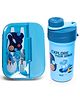 TONY STARK Kids Lunch Box and Water Bottle Set | Leak-Proof, BPA-Free, with Spoon & Fork | Perfect for School & Travel (Big Blue Space Dino)