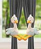 Tickles 30 cm 2 Pcs Ostrich Soft Stuffed Plush Hanging Toy For Kids Boys & Girls Home Decoration (Color Sky Blue)