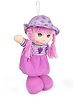 Tickles Beautiful Doll Soft Stuffed Plush Toy For Kids Girls Birthday Gift Home Decoration (Color: Purple, Size: 35 cm)