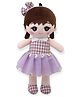 Tickles Soft Doll Stuffed Plush Toy For Kids Boys & Girls Birthday Gifts (Size: 30 cm, Color: Purple)