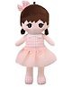 Tickles Soft Doll Stuffed Plush Toy For Kids Boys & Girls Birthday Gifts (Size: 30 cm, Color: Pink)