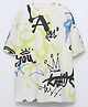 Googo Gaaga Cotton Knit Half Sleeves You Text Printed Tee - White