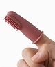 Finger Toothbrush For Babies with Soft Bristles - Pink