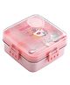Azhari Stainless Steel Lunch Box Comes with 1 Detachable Tray, 1 Small Container & 1 Spoon Ideal for Kids Color May Vary