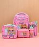 Elecart 5-in-1 Loly School Bag Combo Set  Backpack, Lunch Bag, Tiffin Box, Water Bottle & Pencil Pouch  Bright & Practical Back-to-School Essentials for Kids