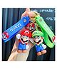 Elecart 3D Mario Keychain for Men & Women | Cute Silicone Cartoon Keyring with Hook | Fun Gift for Boys, Girls | Bag, Scooty & Car Key Chain Charm (Pack 2 Random Design)