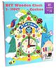 Eduspark DIY Wooden Clock Cuckoo : Build & Decorate Your Own Clock Kit for Kids | Includes Clock Face, Hands, Timber Frame & Sparkle Stickers | Educational Craft Toy (Batteries Not Included)
