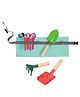 Eduspark Wooden Gardening Tool Set  Kids Pretend Play Garden Kit with Tools, Gloves & Tote Bag  Montessori Outdoor Role Play Toy for Boys & Girls Ages 3+