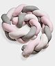 Mi Arcus Soft Knotted Cushioned Cot Side Liner Bumper, Four Side Protection for all Baby Cot/Bed- Multicolor