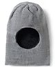 Babyhug Woollen Knit Monkey Cap Light Grey - Diameter  12 cm