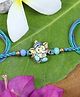 Asthetika Ganesha Rakhi With Roli Chawal - Blue