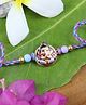 Asthetika Ganesha Thread Rakhi With Roli Chawal - Purple