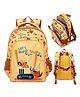 Sanjary Cute Design & Comfortable Shoulder School Backpack 14 inch for Kids  color design may vary