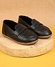 SHOES FOR JUNIORS Self Designed Loafers - Black