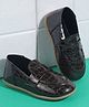 SHOES FOR JUNIORS Self Designed Loafers - Brown