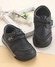 Cute Walk by Babyhug Velcro Closure Solid Coloured Shoes - Black