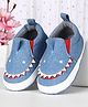 Cute Walk by Babyhug Slip On Booties with Shark Design - Blue