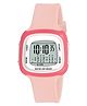 KIDSUN Square Shaped Colour Blocked Digital Watch - Pink