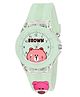 KIDSUN Bear Applique Detailed   Watch - Green