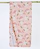 Cocoon Care Bamboo Cotton Multipurpose Swaddle Wraps Printed - Pink