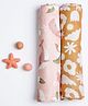 Cocoon Care Bamboo Cotton Muslin Swaddle for New Born Baby Set of 2 - Multi Color