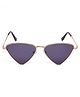 KIDSUN 100% UV Protection Solid Triangle Shaped Sunglasses - Black