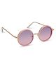 KIDSUN Colour Blocked 100% UV Protected Round Sunglasses - Pink