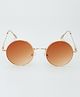 KIDSUN Colour Blocked 100% UV Protected Round Sunglasses - Brown