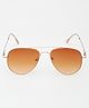 KIDSUN Solid 100% UV Protected Avaitor Sunglasses - Brown