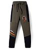 Olio Kids Looper Knit Full Length Lounge Pants with Sport Theme Print - Grey
