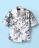 Radutu Full Sleeves Tie Dye Shirt - White & Grey