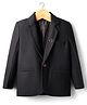 Rikidoos Full Sleeves Textured Blazer - Black