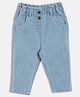 MINI KLUB Cotton Woven Solid Jeans - Blue