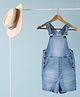tweeny mini Denim Woven Sleeveless Washed Dungaree - Light Blue