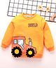 Mark & Mia Full Sleeves Sweatshirt with Vehicle Print - Yellow