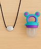 Badal Kidz Moti with Thread for Teething Babies & Oral Care ,Original Tilismi Moti for Baby Teething Pain & 1 Mickey Fruit Nibbler,  Beed Moti Pair, Newborn Baby Teether for Teething Pain - Purple