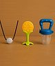 Badal Kidz Presents Combo For 3+ Months Baby To 1+ Year Old Babies Which Includes 1 Tlismi Moti , 1Teether and 1 fruit feeder - Multicolour