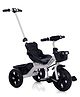 Babyhug Plug & Play Tricycle With Parental Push Handle & 3 Point safety Harness - Black & White