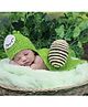 Babymoon Snail Designer New Born Baby Photography Cap - Green