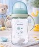 Bonfino EasyGrow 3-in-1 Baby Transition Sipper Bottle with Nipple, Soft Spout & Straw 250ml - Light Grey| Spill-Proof| BPA Free| 0 Months+| Measuring Scale| Home & Travel| Twin Handle| Weighted Straw