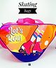 Echo Boomers Pink Skating Bag with Let's Row Print  Lightweight & Durable for Kids & Teens