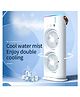 AKN TOYS Double Ended Spray Fan, Desk Fan with Mist Spray, Travel Cooler Fan, Water Misting Fan, USB Rechargeable Mini Desktop Table Cooling Fan for Office- PACK OF 1- COLOR MAY VARY