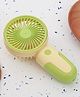 The Procure Store Mini Portable & Rechargeable Hand Fan with Stand- Green