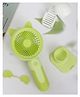The Procure Store Multi-Functional Portable & Rechargable Fan with Ears- Green